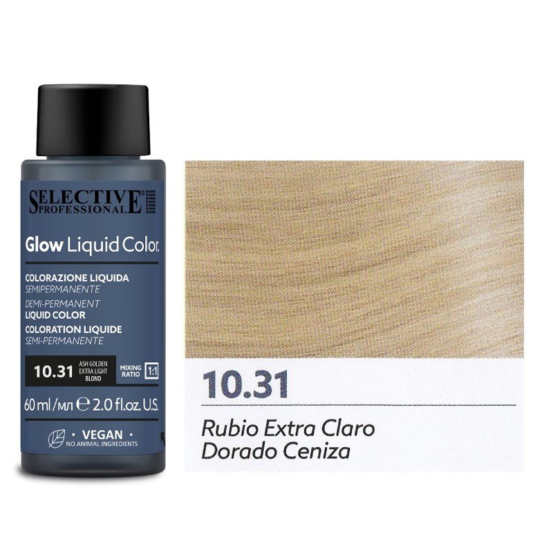 GLOW liquid color  10.31  CENERE DORATO  60 ml