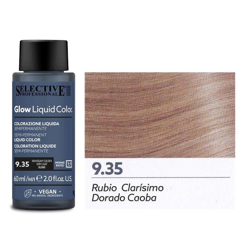 GLOW liquid color  9.35  MOGANO DORATO  60 ml