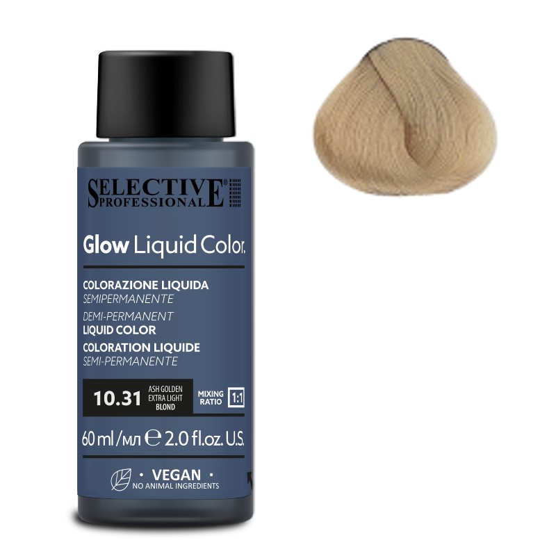 GLOW liquid color  10.31  CENERE DORATO  60 ml