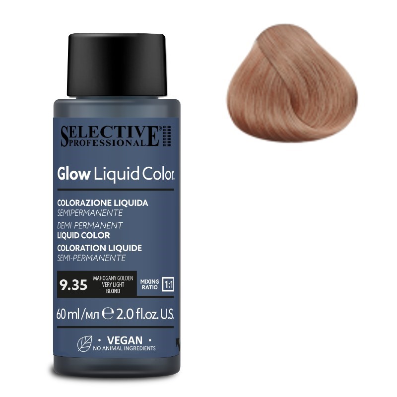 GLOW liquid color  9.35  MOGANO DORATO  60 ml