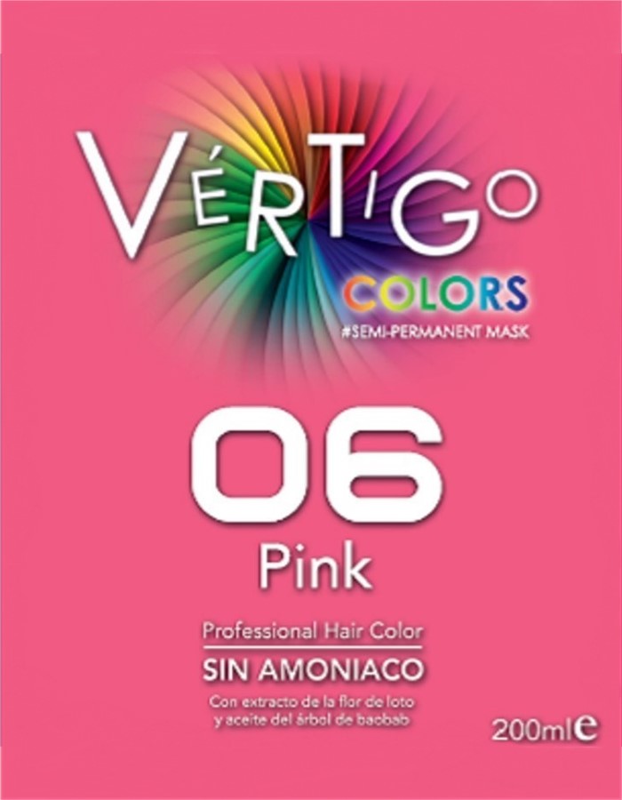VÉRTIGO colors mask   06  PINK  200 ml