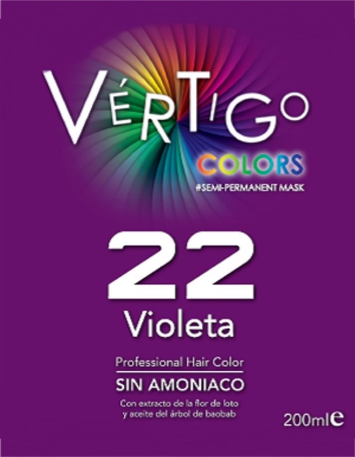 VÉRTIGO colors mask   22  VIOLETA  200 ml