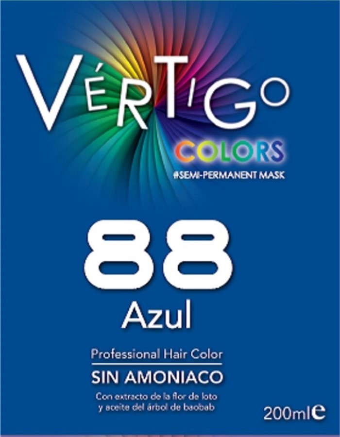 VÉRTIGO colors mask   88  AZUL  200 ml