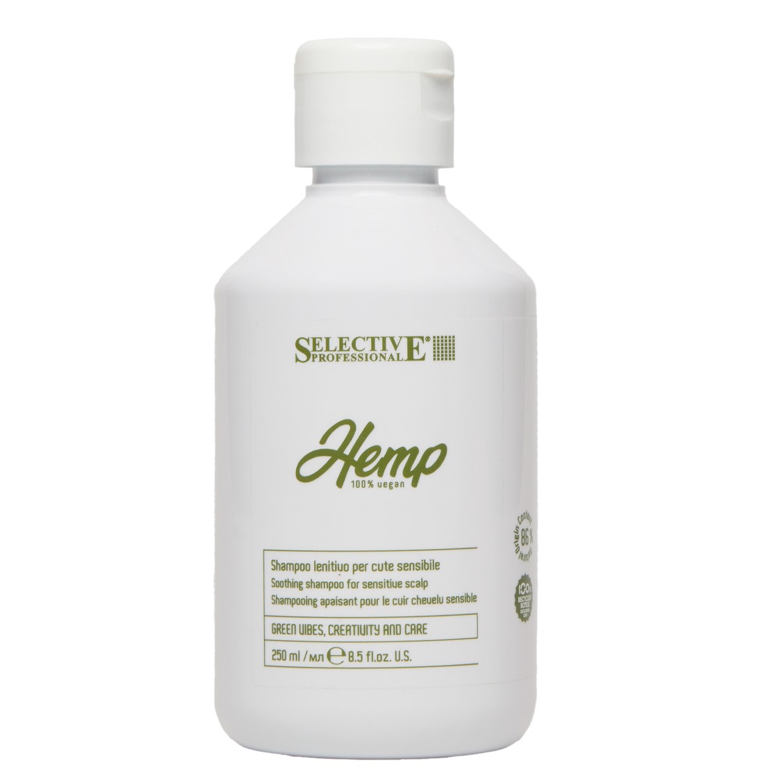 HEMP  shampoo lenitivo para piel sensible  250 ml