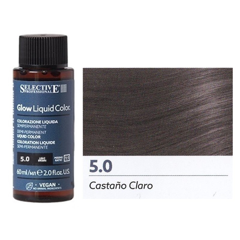 GLOW liquid color  5.0  CASTANO CHIARO  60 ml