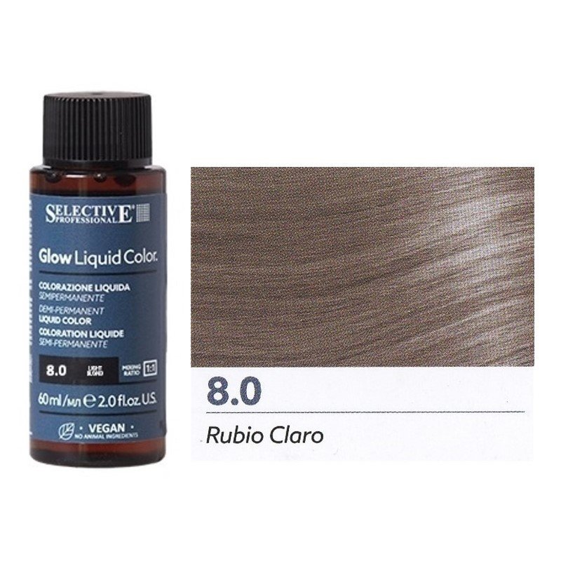 GLOW liquid color  8.0  BIONDO CHIARO  60 ml