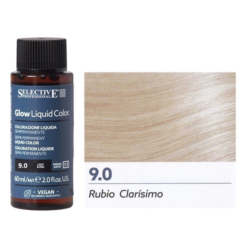 GLOW liquid color  9.0  BIONDO CHIARISSIMO  60 ml
