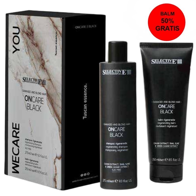 ONcare BLACK WE CARE YOU kit shampoo 275 ml + balm 250 ml
