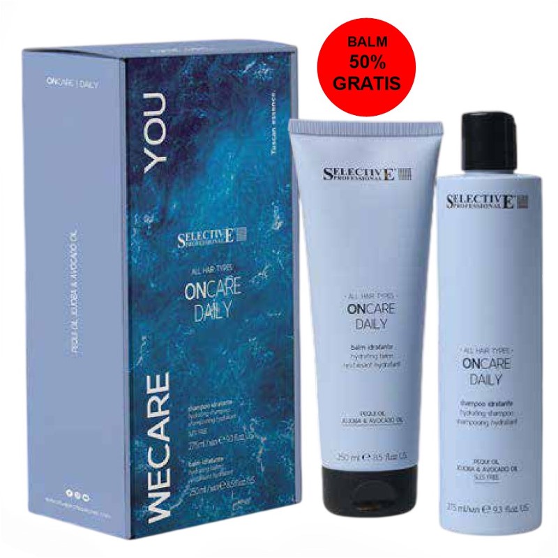 ONcare  DAILY WE CARE YOU  kit shampoo 275 ml + balm 250 ml